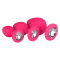 easytoys buttplug set roze silicone diamant